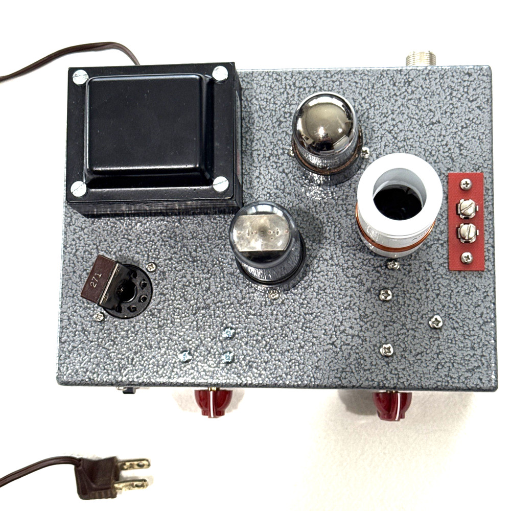 AMECO® AC-1T CW transmitter-FINISHED REPLICA for 80/40/30/20m Burgundy Knobs