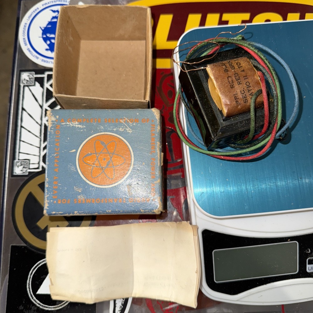 NOS Thordarson 26S52 VERTICAL OUTPUT TRANSFORMER