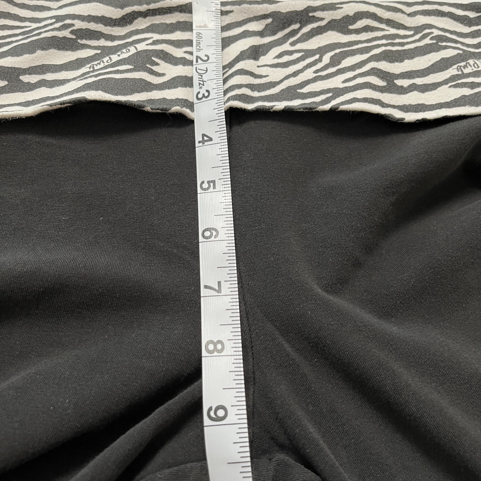 Y2K Victoria's Secret PINK Vintage Foldover Yoga Pants Flare Green Zebra L