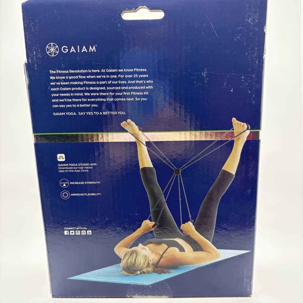 Gaiam CorePlus Reformer 4 Loop Resistance Trainer Core Strength Agility NEW