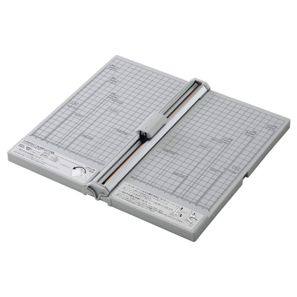 Lihit lab. Cutter Compact Slide Cutter A4 Horizontal Compatible 5 Straight Blade