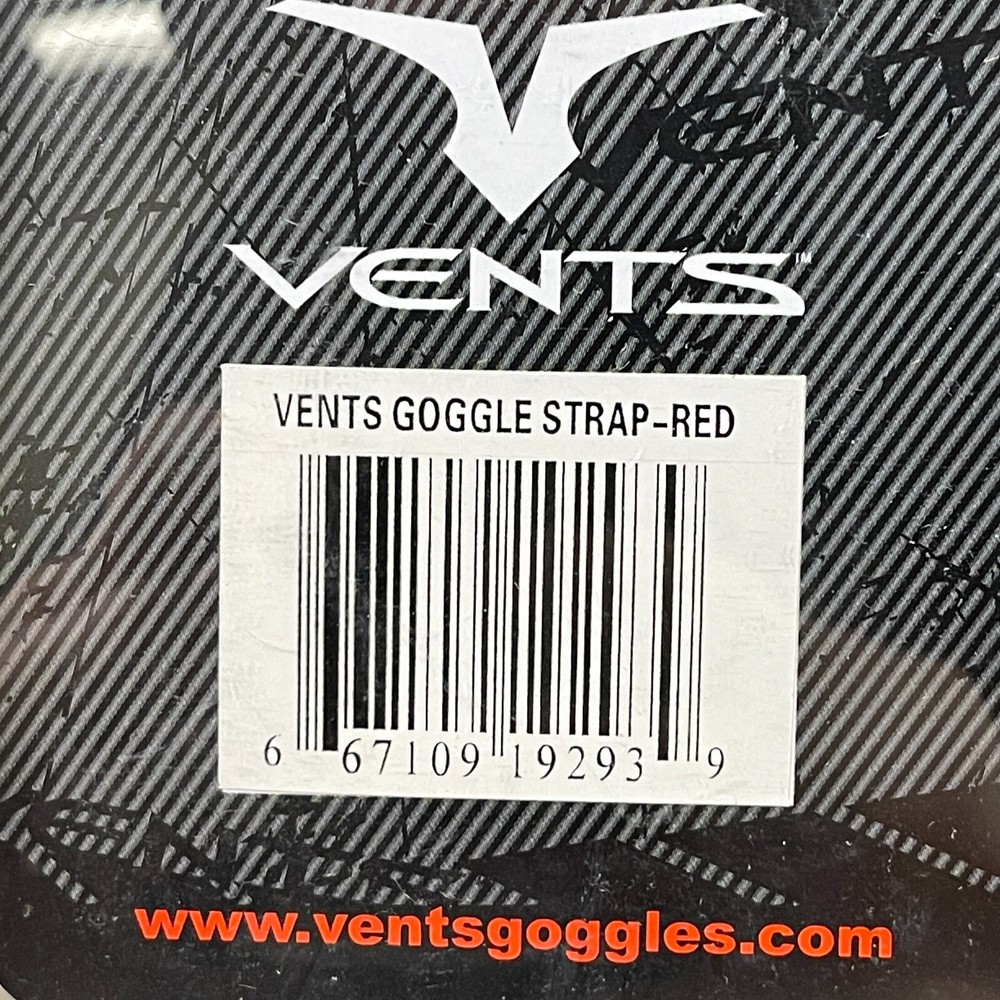NEW Empire Vents Goggle Strap - Red