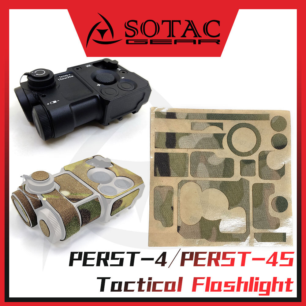 SOTAC Pointer PERST-4 Aiming IR/Green Laser Sight w/ KV-D2 Tactical Switch Reset