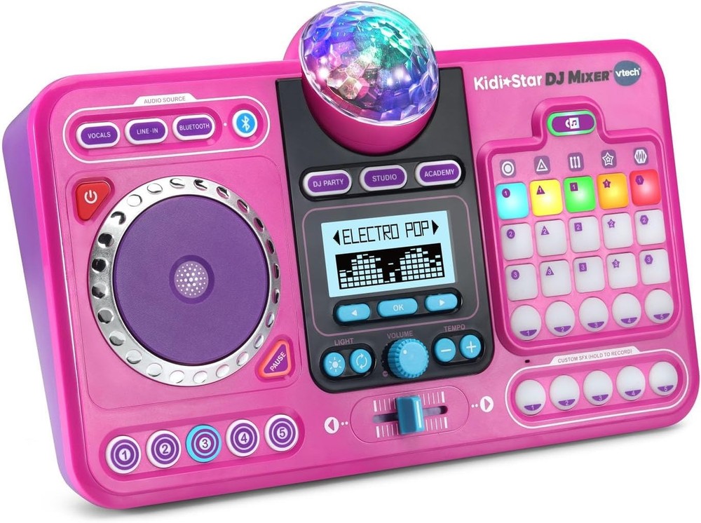 Interactive DJ Turntable - Pink