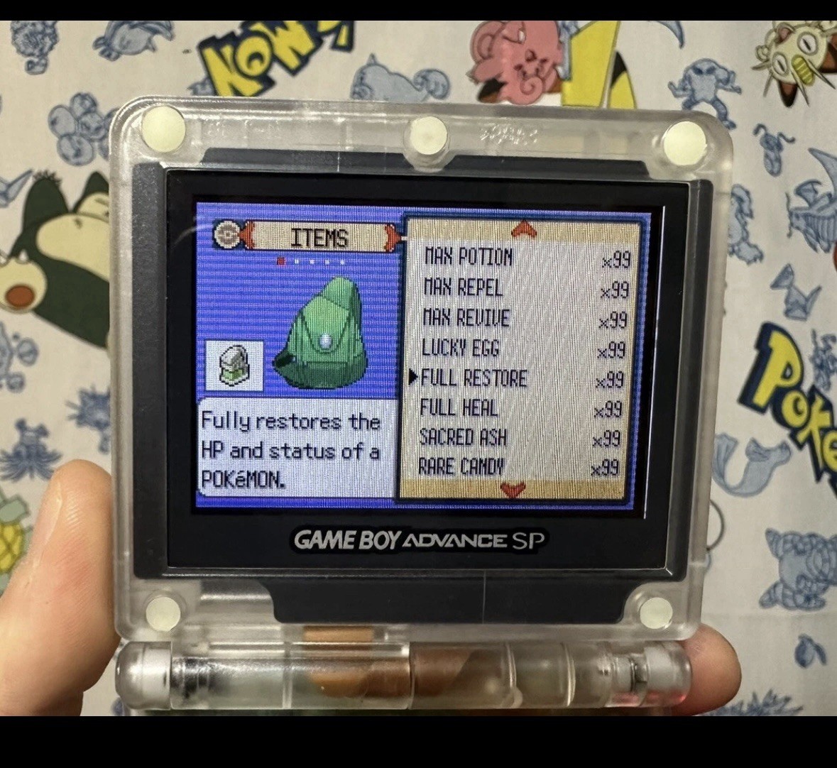 NO GAME Included Pokemon All 386 Shiny Custom Save File Service Max Money Items