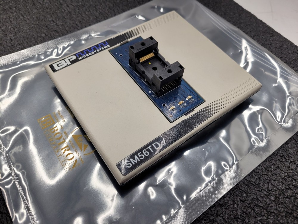 BP Microsystems Socket Card SM56TD 56-pin TSOP Programmer Adapter 6th Gen