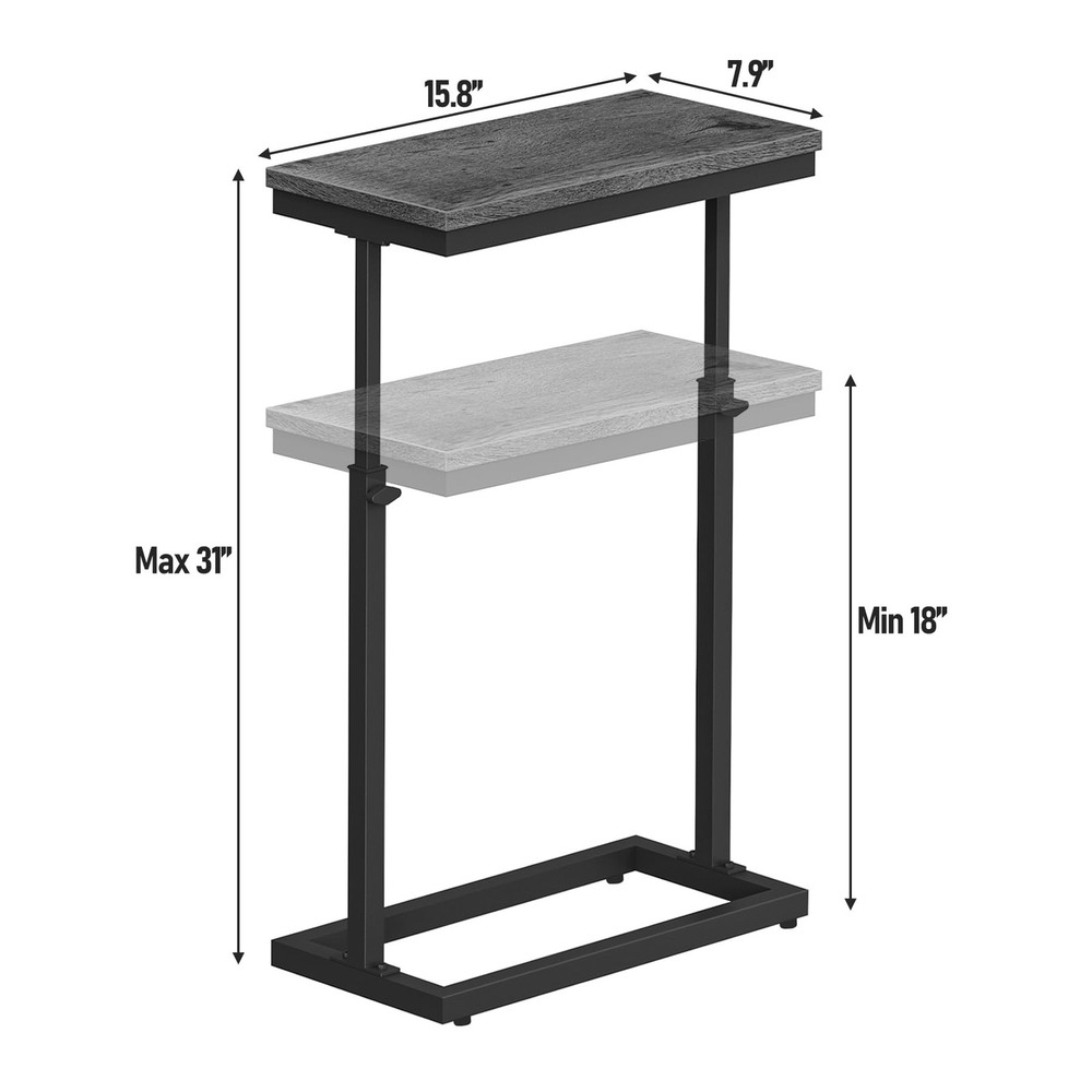 End Table, Side Table, Tall Couch Table, Sofa Table, Living Room, Bedroom, Gr...
