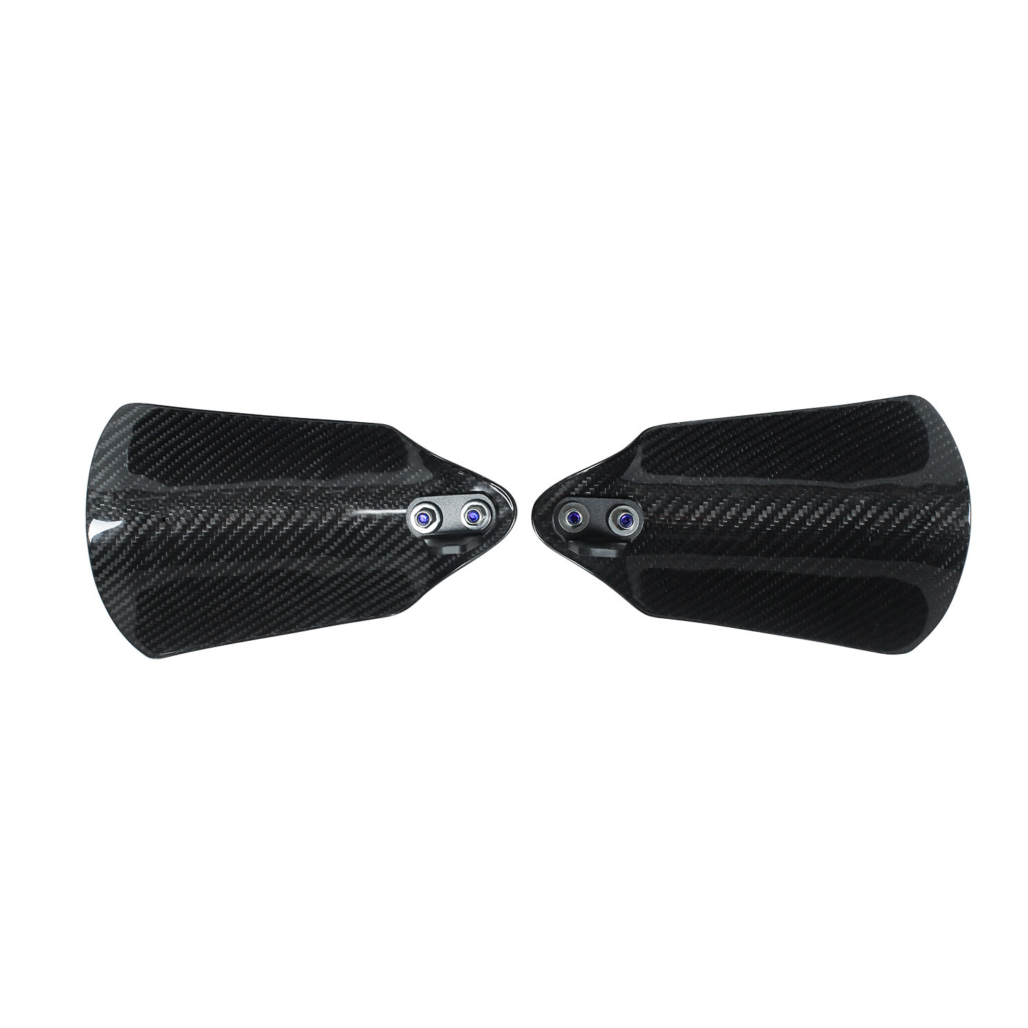 Carbon Fiber Hand Grip Windshield Fit Harley Dyna Touring Road King FLTRX FXD/I