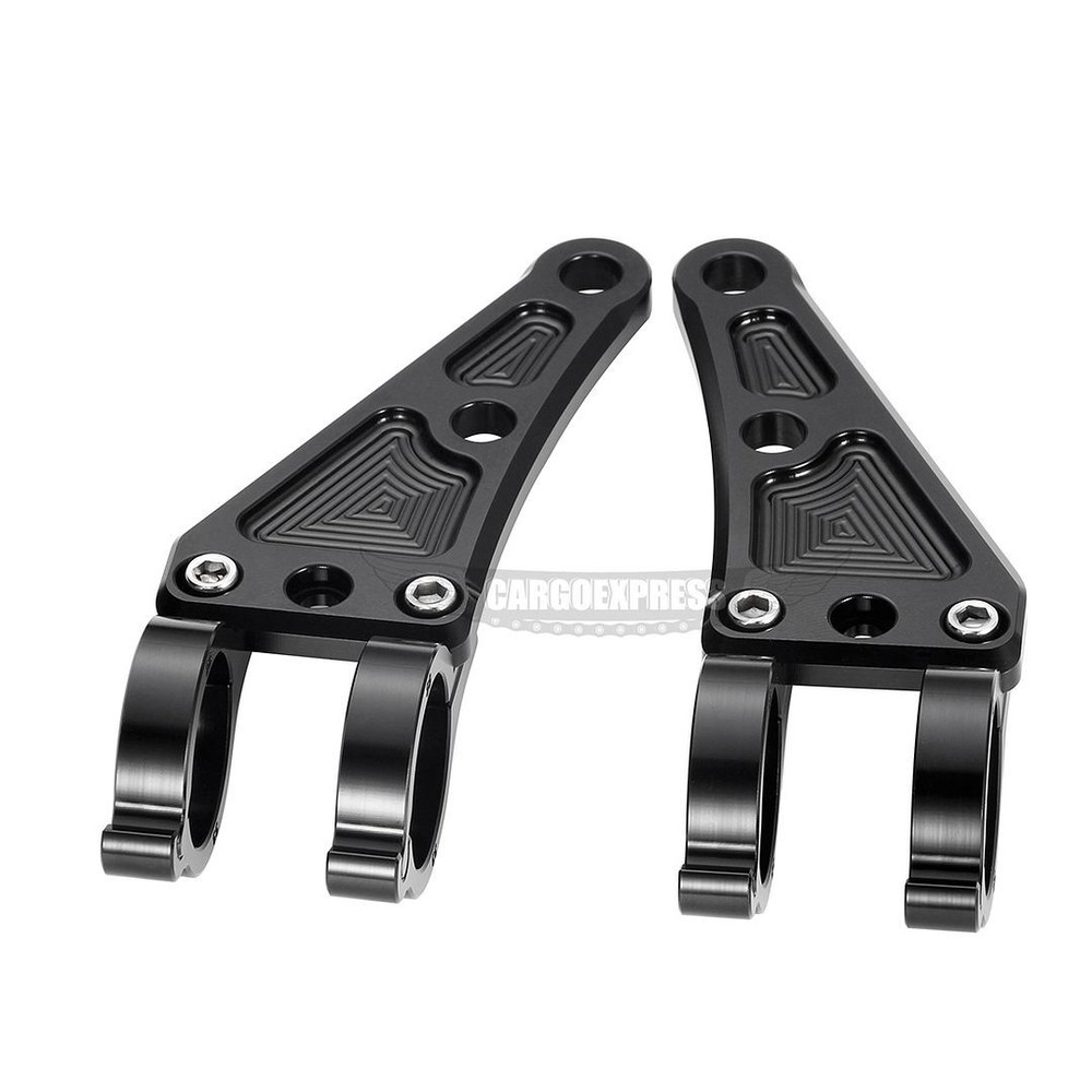 Motorcycle 41mm Fork Tubes Headlight Mount Bracket Fork Ear Head Lamp Holder