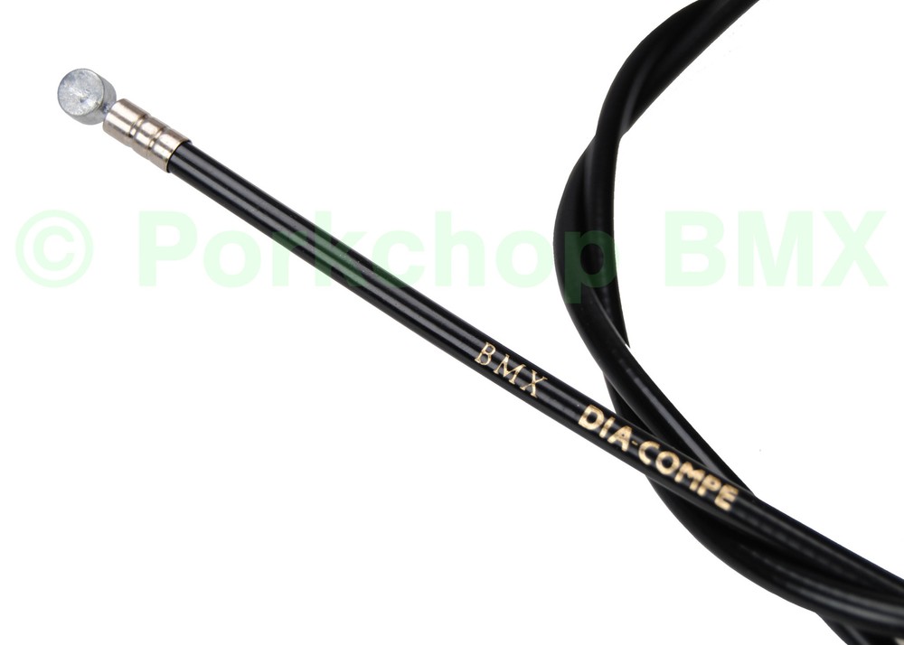 Dia-Compe BMX bicycle brake cable front and rear SET - BLACK