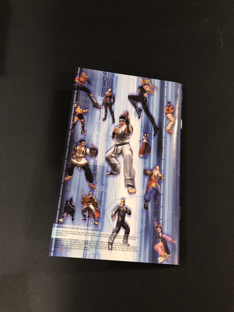 virtua fighter 4 ps2 Manual Only