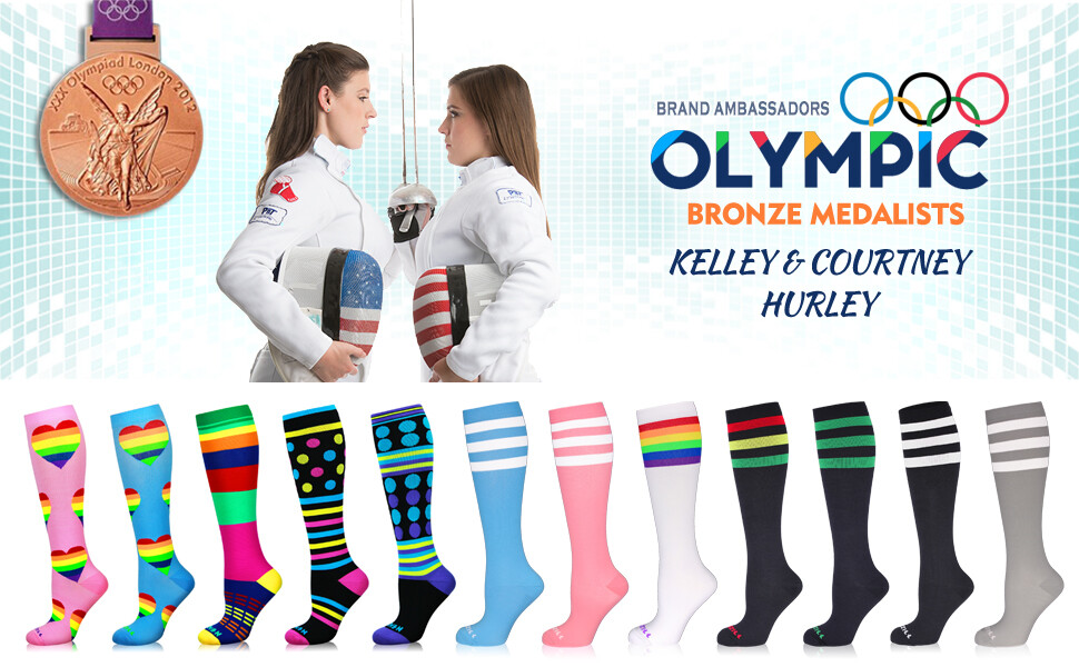 NEWZILL Compression Socks for Women & Men, Circulation & Recovery (20-30 mmHg)