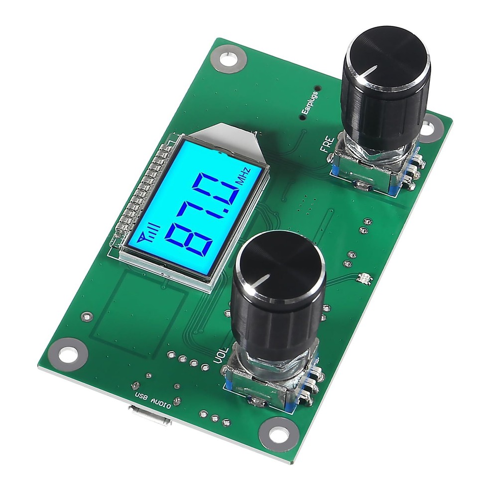 2 Pieces Digital FM Receiver Module Radio Receiver Module Digital Stereo Boar...