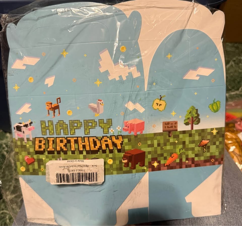 Minecraft Themed Gift Boxes