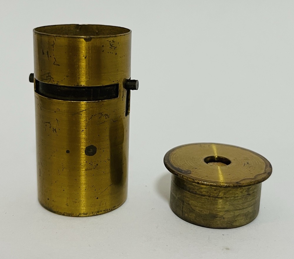 Antique Brass Field Pocket Microscope
