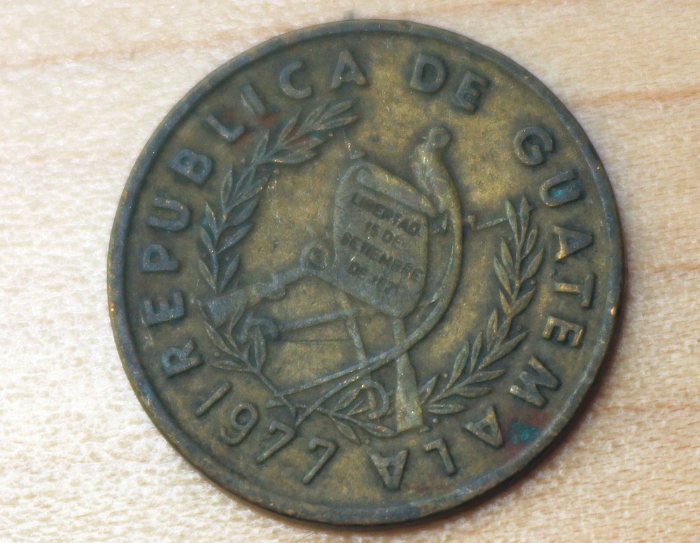 1977 Guatemala 1 Centavo