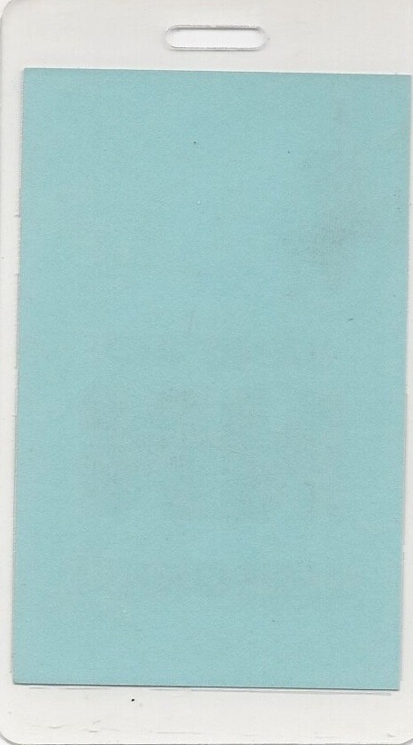 LIVE AID 1985 BAND AID NN PERSONNEL TOUR LAMINATED BACKSTAGE PASS / NMT 2 MINT