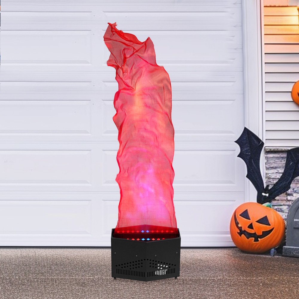 24 LED Flame Fire Light Machine Stage Atmosphere Effect Party Fake Fire Flame