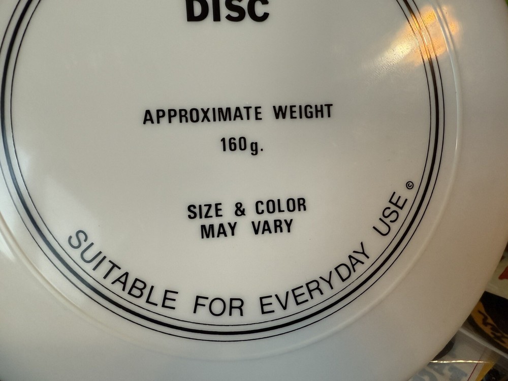 Frisbee All Purpose Generic disc 160 Gram suitable for everyday use