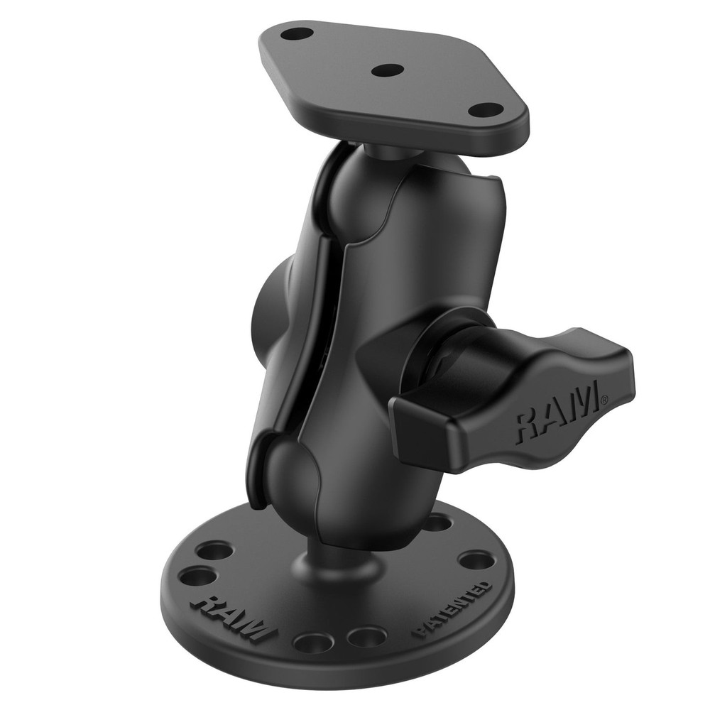 RAM-B-138U-A  RAM Double Ball Drill-Down Mount with Diamond...