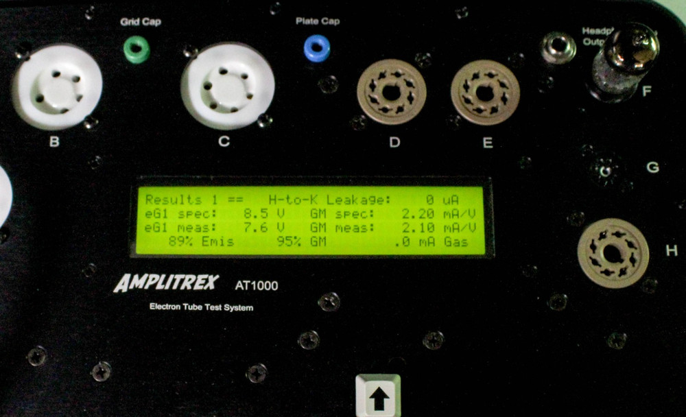 4 - GE 12AU7 Vacuum Tubes / Long Gray Plates -- CS2