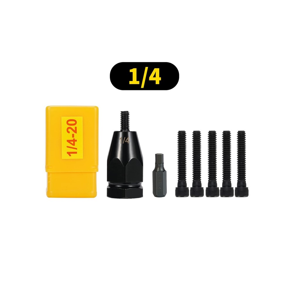 HIFESON Pneumatic Self-Locking Rivet Nut Gun Head(Replacement Mandrel Each 5p...