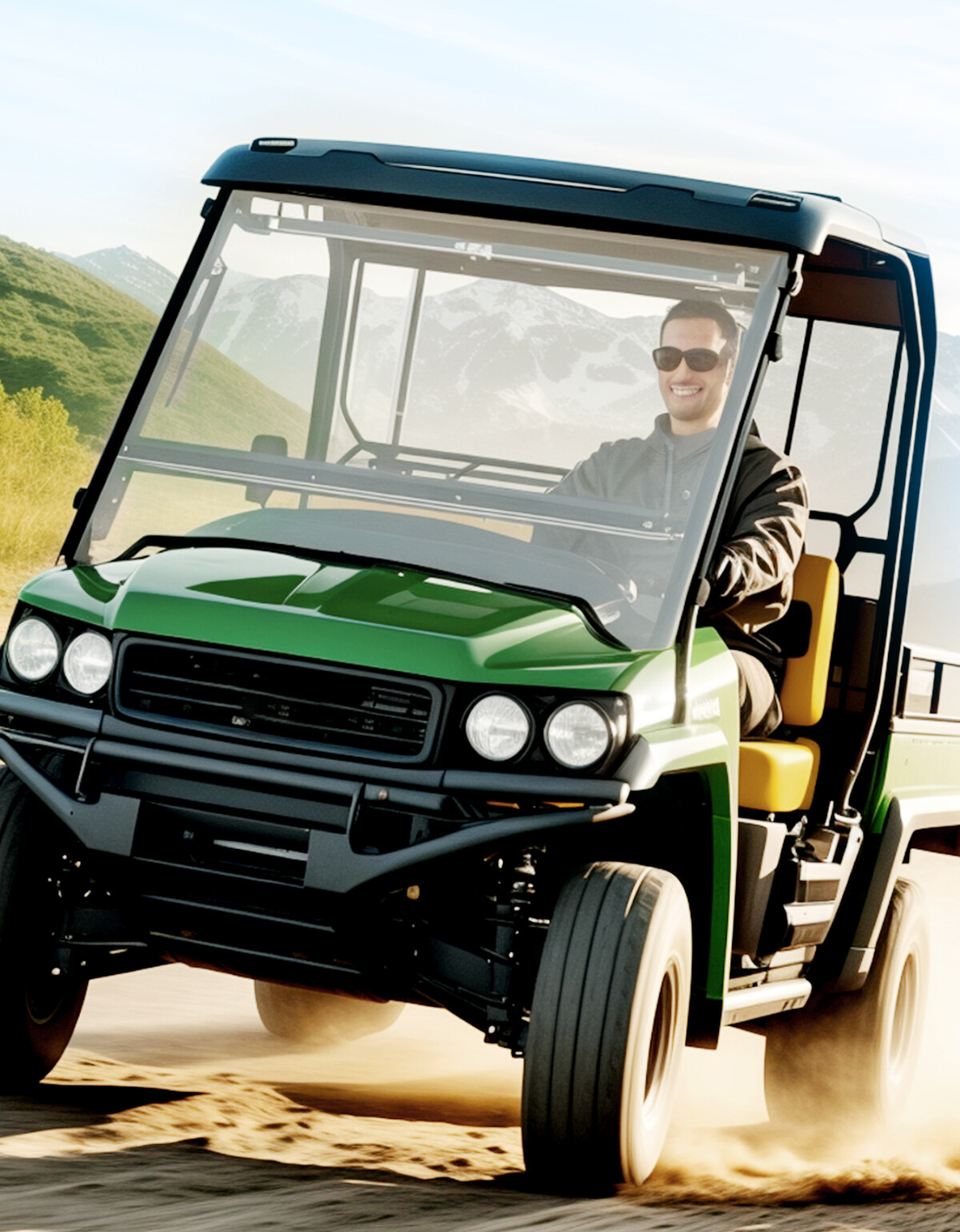 3-in-1 Flip Front Windshield For John Deere Gator 620i/625i /825i/HPX/XUV 850