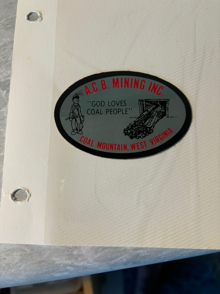 Coal Mining Sticker NiceCoal ￼ company sticker