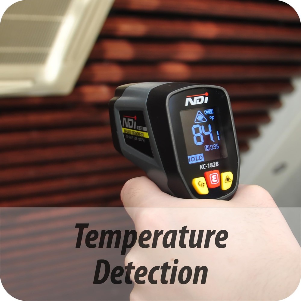 Thermometer Temperature -58℉～1202℉, Digital Laser Surface Temp Reader for Coo...