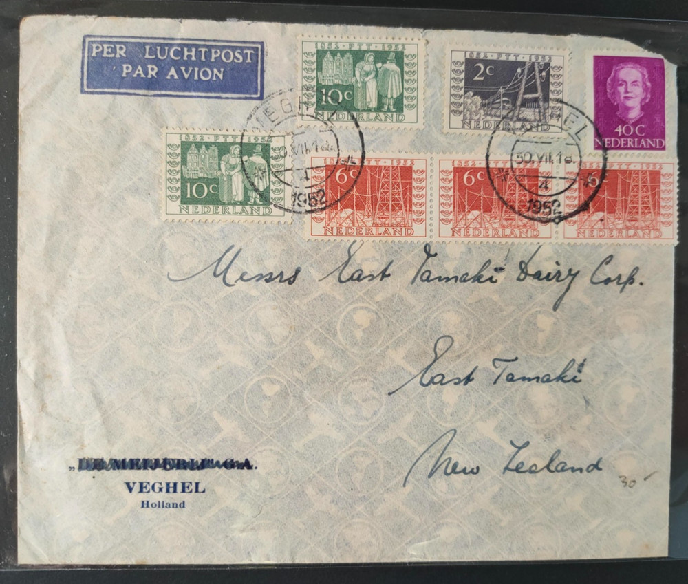 NETHERLANDS 1952 PTT MAIL (JF)