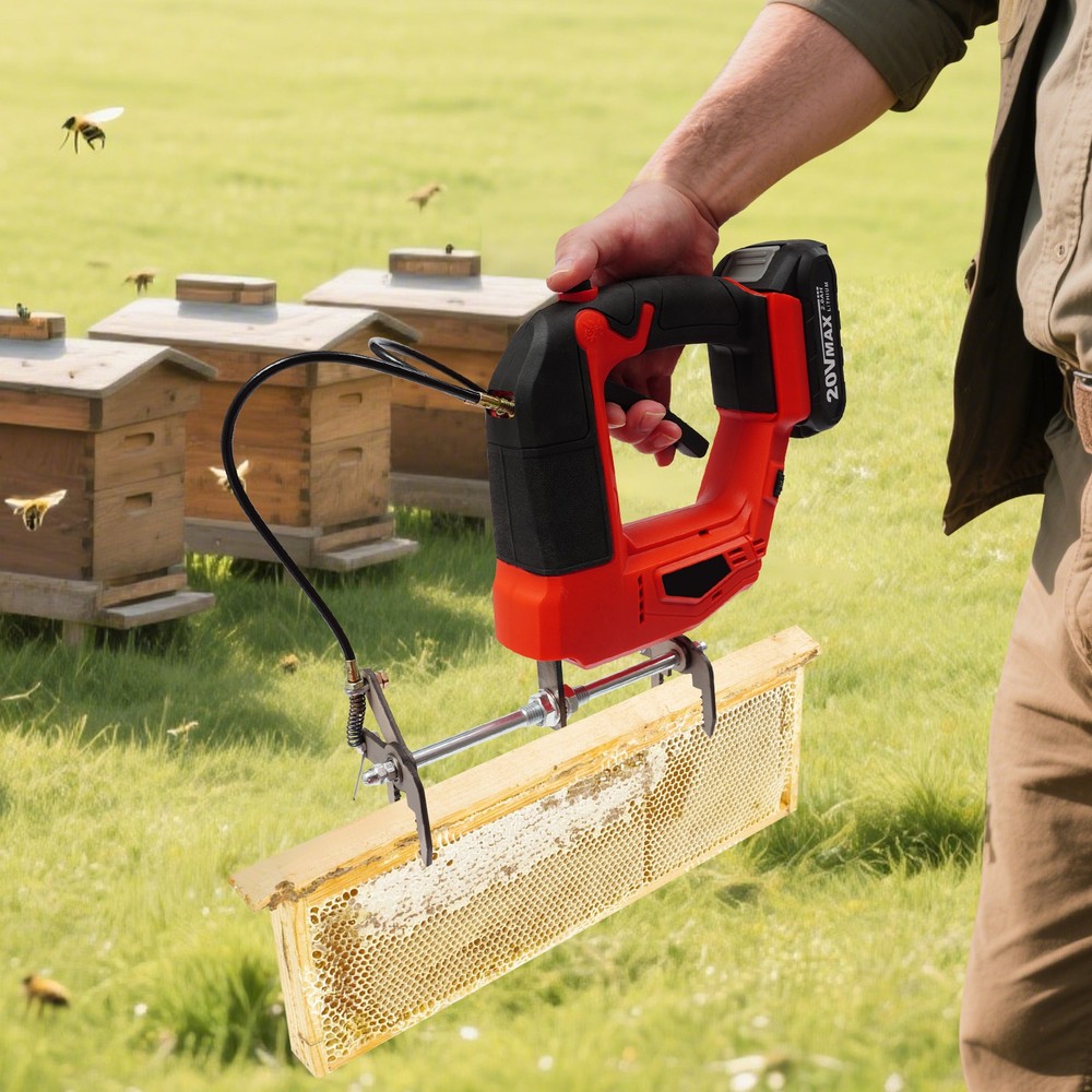 Portable Electric Bee Shaker Bee Remover Handheld Beehive Frame Shaking Machine