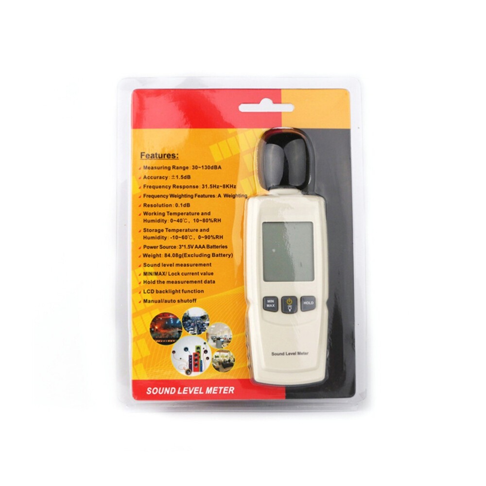 Mini Sound Level Meter LCD Digital Display Decibel Level Meter Noise Tester