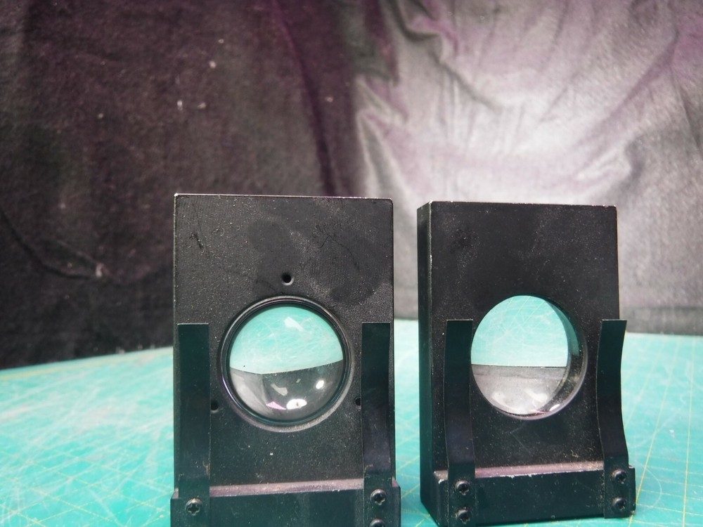 1 LOT (2) NIKON MICROSCOPE SLIDE STAGE WITH MOUNT