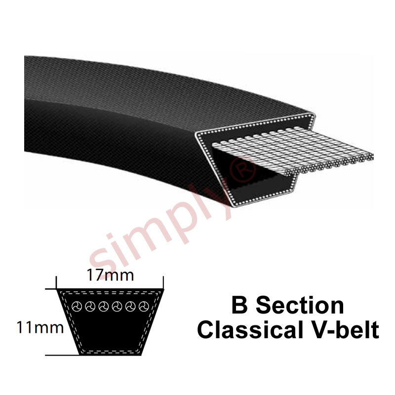 B89 Major Brand B-Section V-Belt