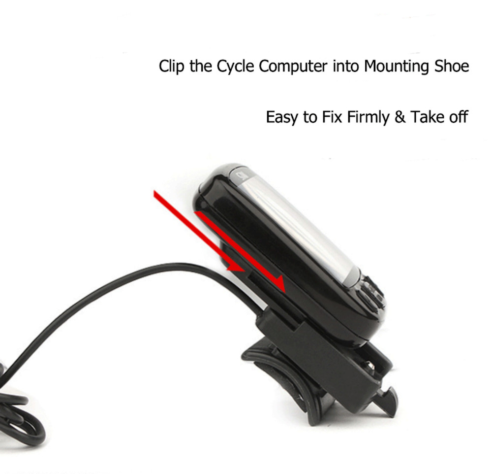 Bike Bicycle SPEEDOMETER Cycle Digital Odometer Computer MPH KMH Waterproof LCD