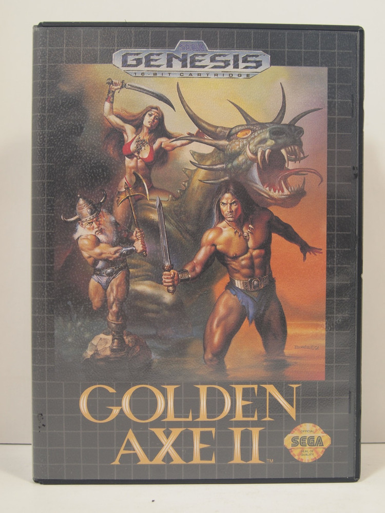 Golden Axe II Case (SEGA Genesis) Authentic BOX ONLY