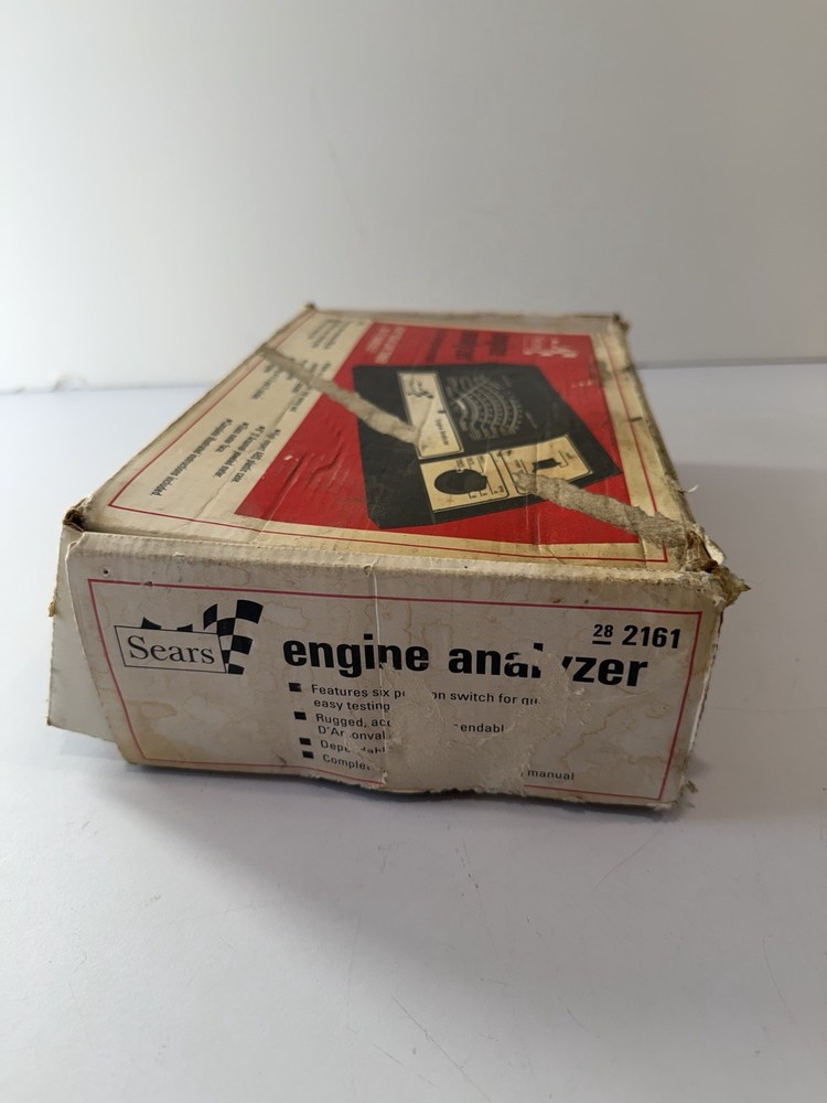 VINTAGE SEARS ENGINE ANALYZER MODEL 161.2161 *