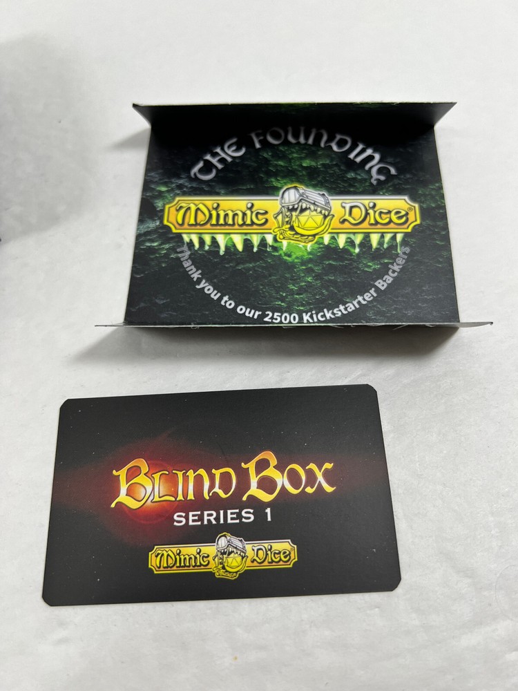 OPEN ITEM: The Founding Mimic Dice (Blind Box) Series 1