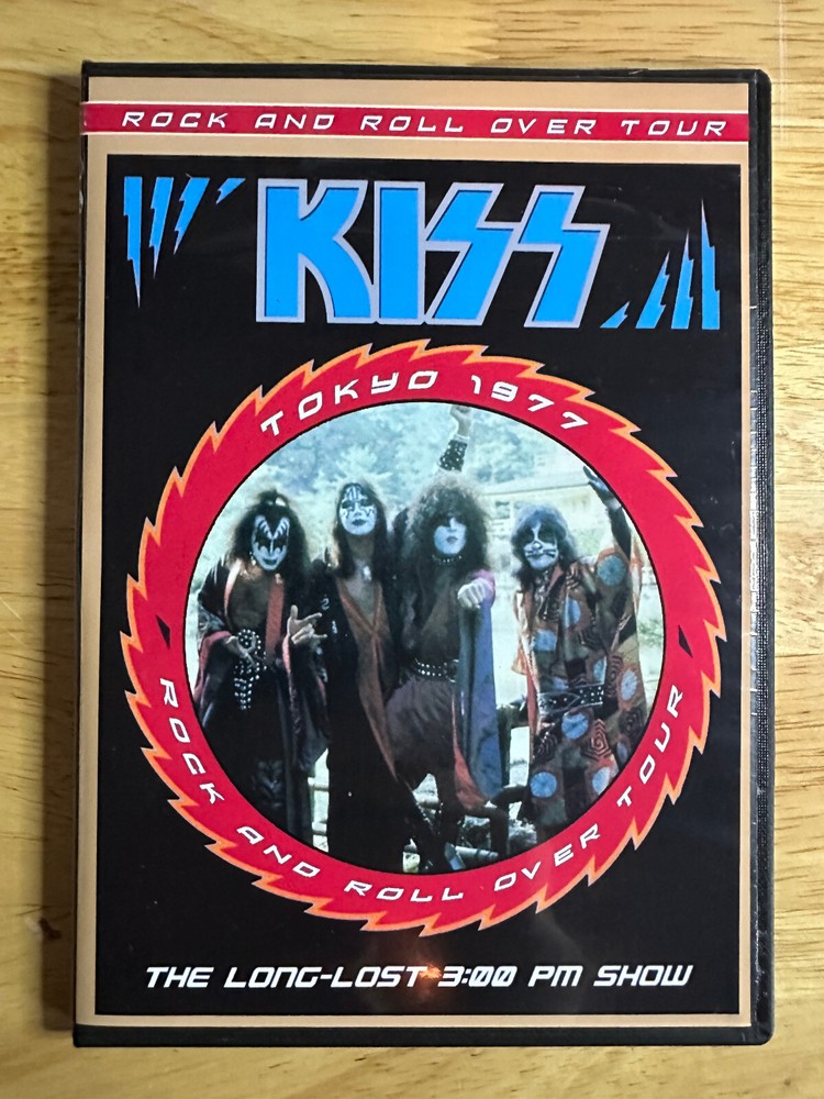 KISS - Live in Tokyo 1977 Long Lost 3pm Show DVD Gene Simmons Ace Frehley