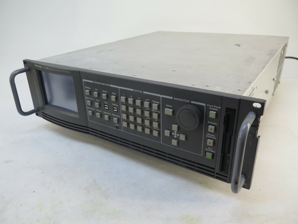 Tektronix TG2000 VIDEO GENERATOR With Modules: CPU, GP1, AVG1, BG1, Clock
