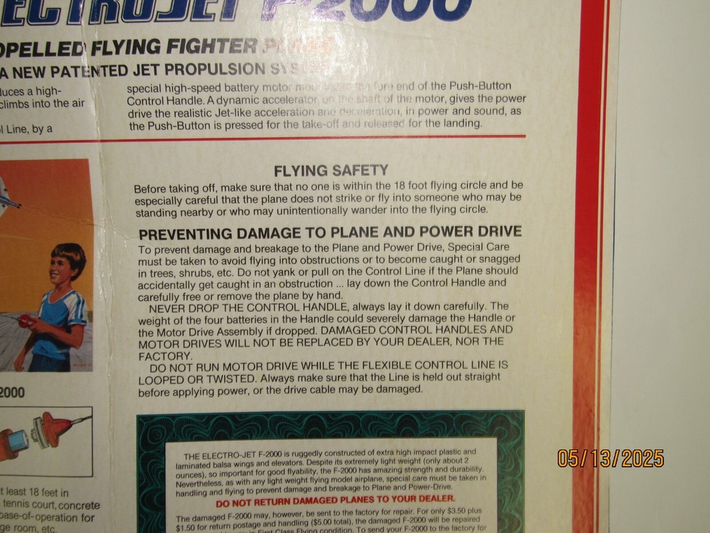 Tethered Electro Jet F-2000 Stanzel
