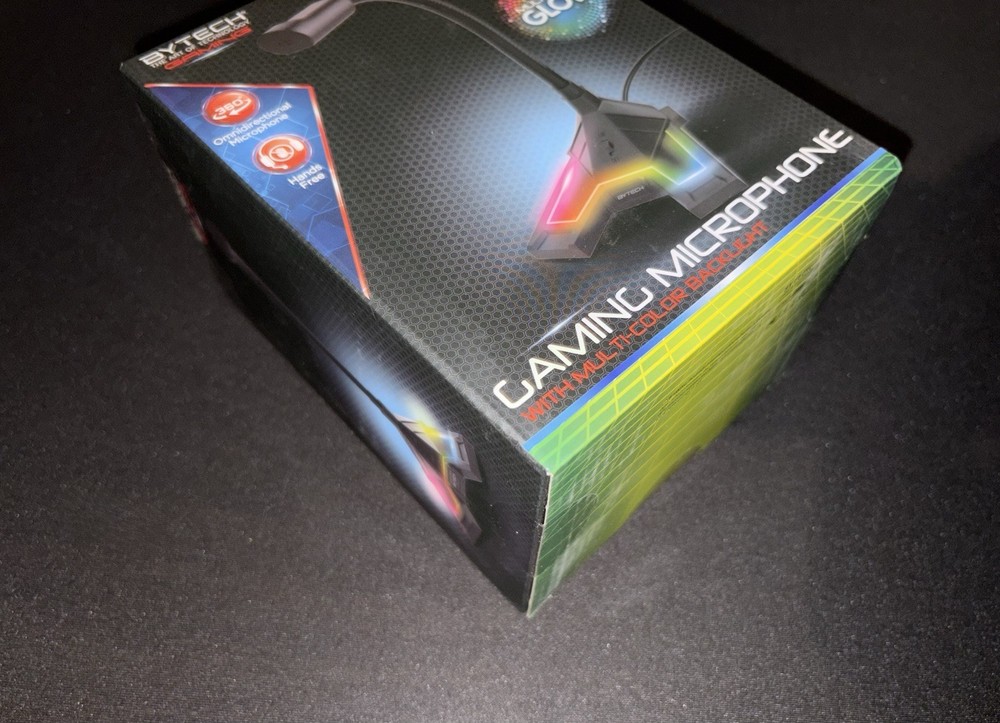 Gaming Microphone With Color Changing LED Backlight. BYTECH