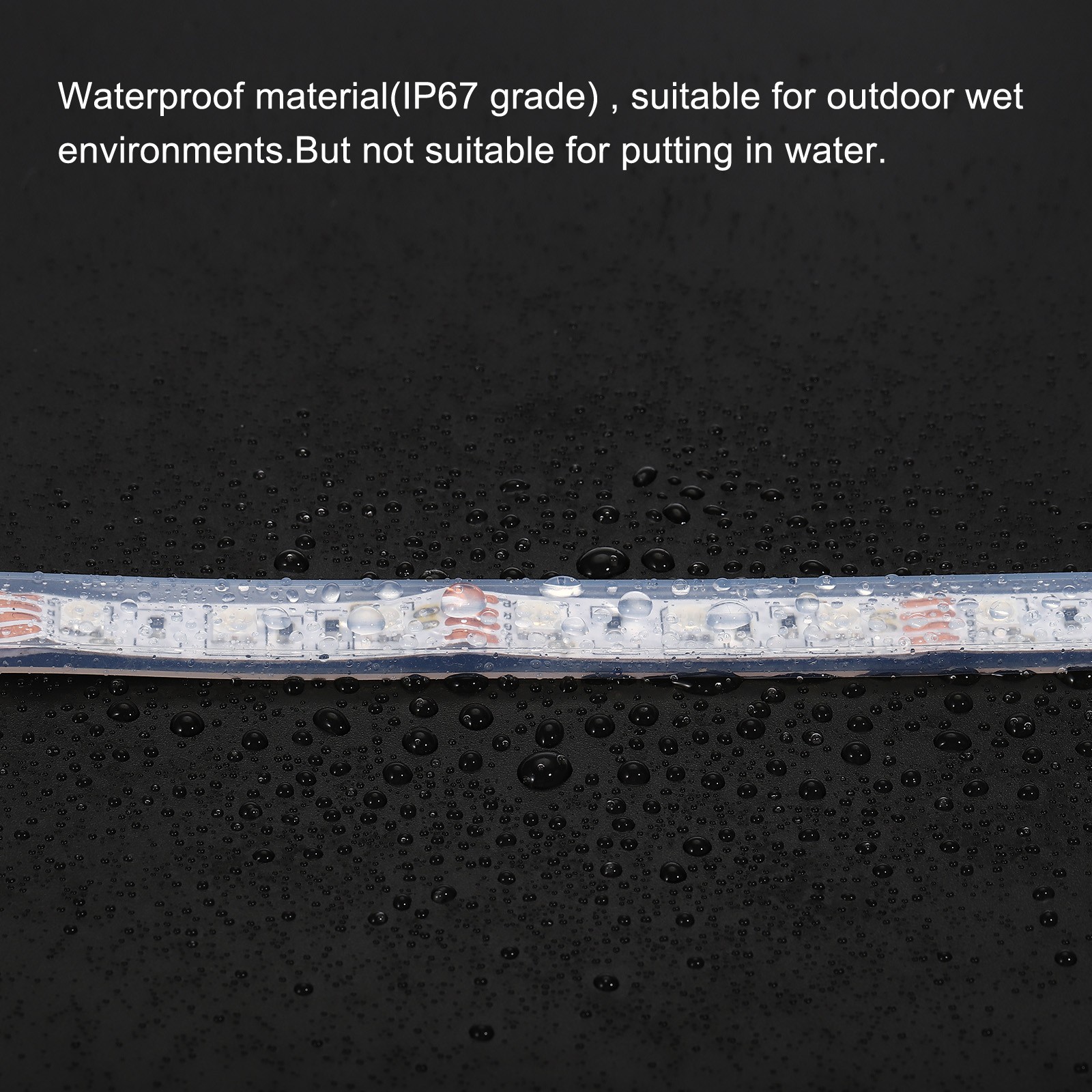 5M Silicone Tube Sleeve Waterproof Fit 5050/5630/5730 10mm Wide LED Strip Clear