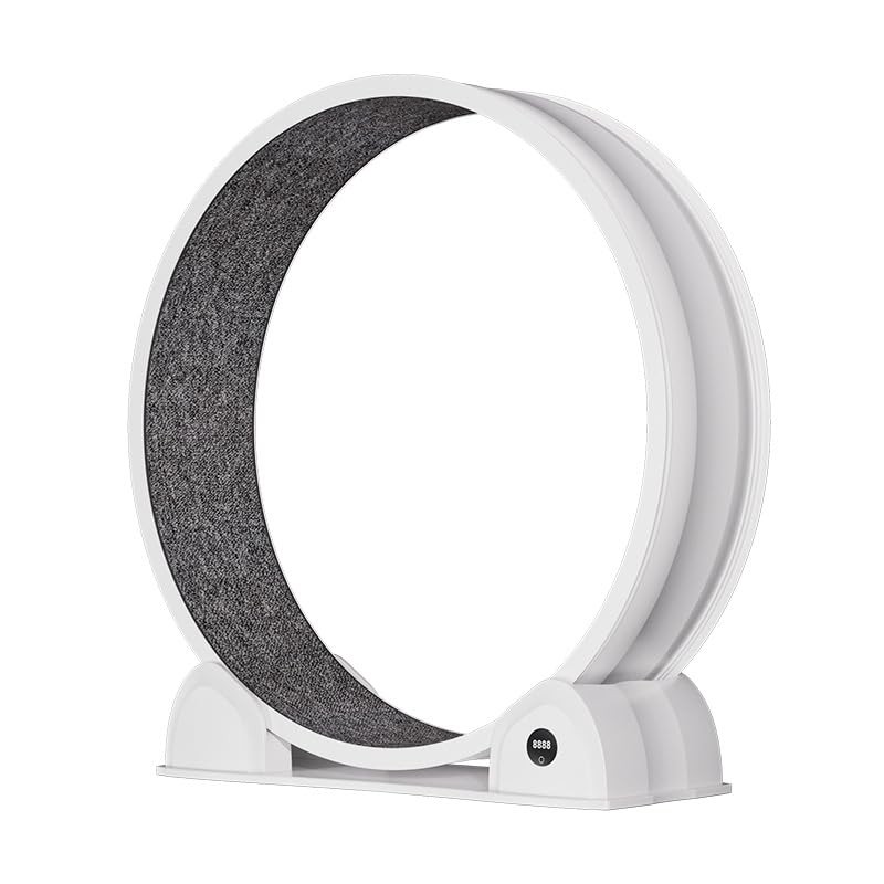 45" Cat Exercise Wheel ABS Cat Treadmill Running Wheel Cat Toy with Pedometer