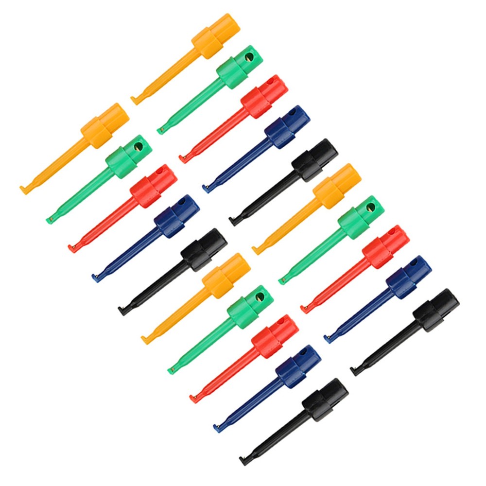 20Pcs Large Test Clip Grabber For Electronic Testing Multimeter Accessories For