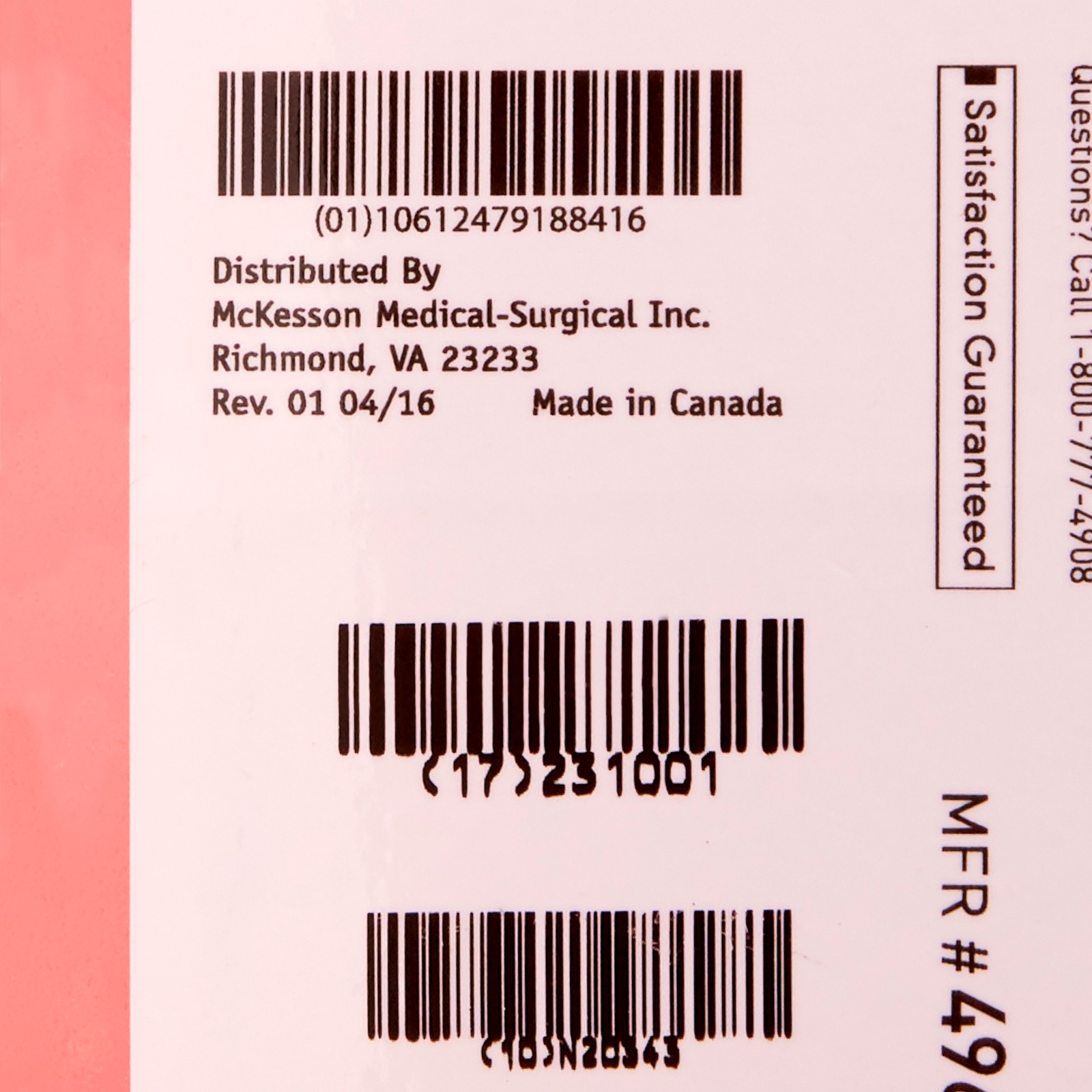 McKesson Ultrasound Gel Pink 5 Liter Jug 4962 (4 per Case)