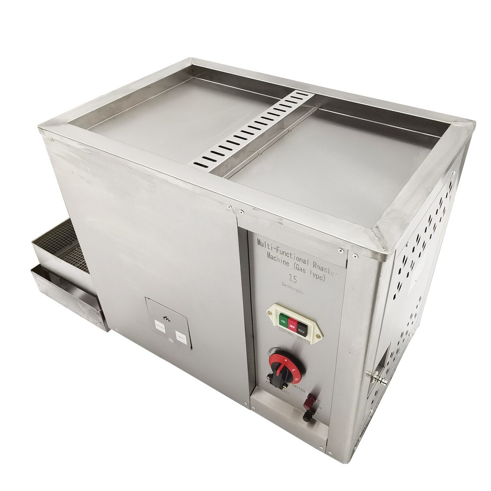 Automatic Gas Type Coffee Roaster Nuts Bean Roasting Machine 0-300℃ 110V