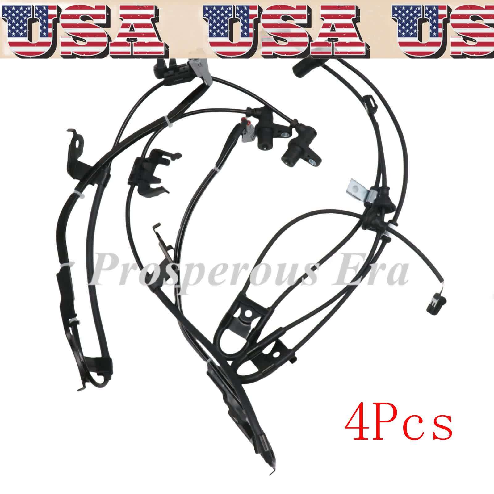 4X Front & Rear ABS Speed Sensor Set For Toyota Highlander RX330 RX350 RX400h