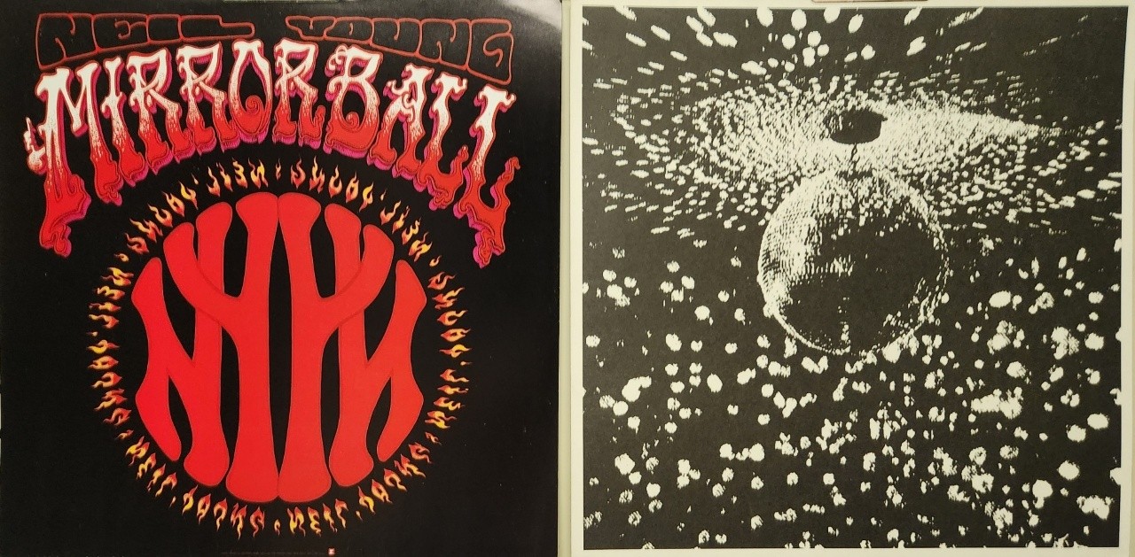 Neil Young Pearl Jam 1995 Mirror Ball  2 Sided promo poster/flat New Old Stock