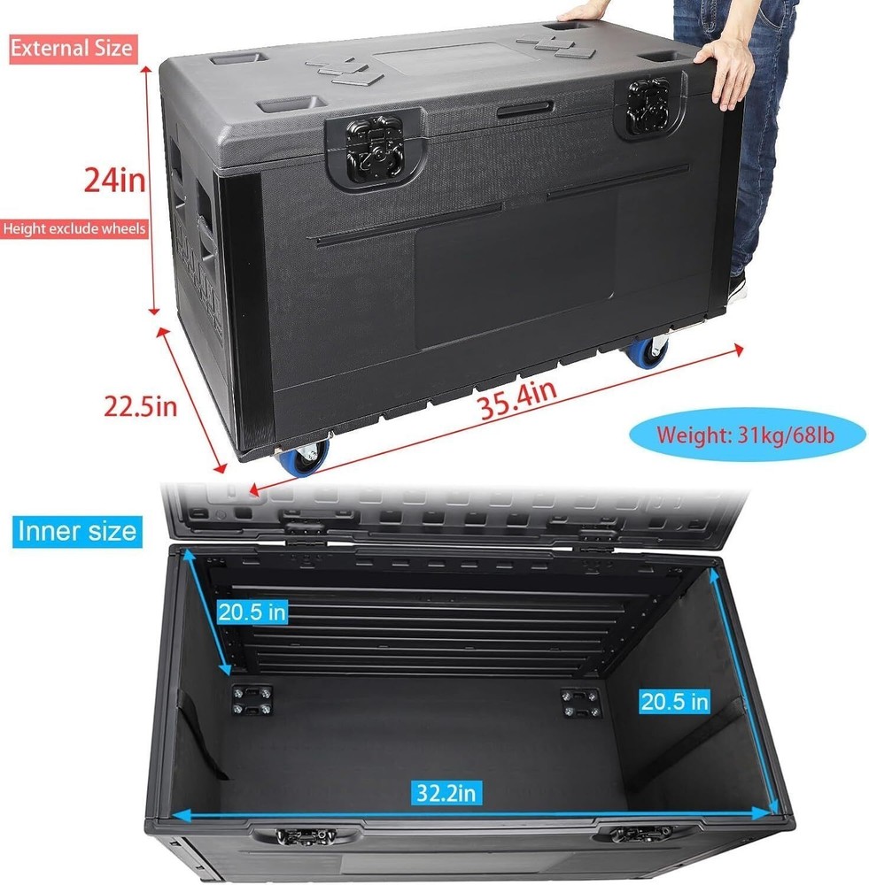 Cable Trunk Sturdy Tool Case Detachable Large capacity Waterproof Flight Case